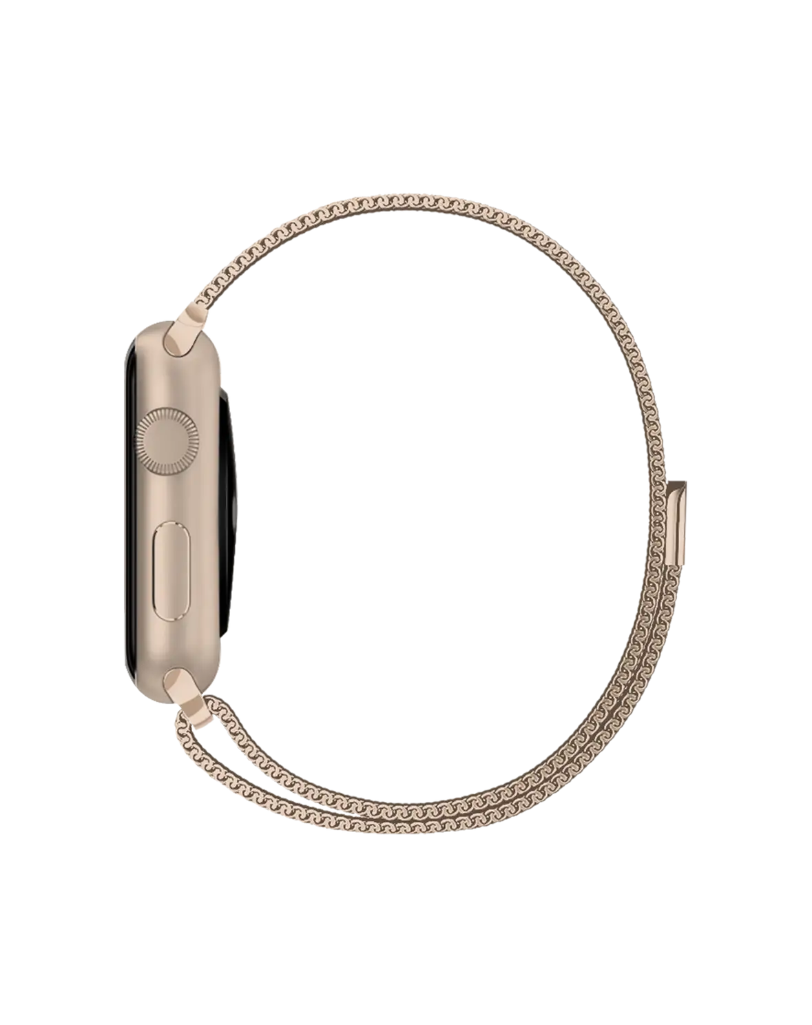 Metal rose gold apple watch outlet band