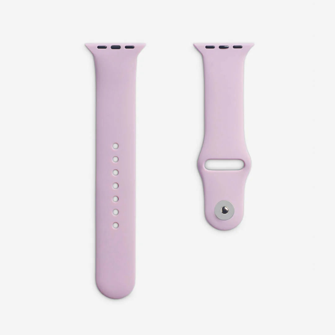 LAVENDER SILICONE SPORT LOOP APPLE WATCHBAND S/M SIZE