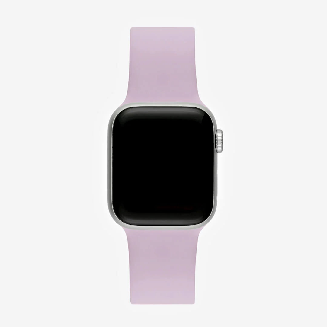 LAVENDER SILICONE SPORT LOOP APPLE WATCHBAND S/M SIZE