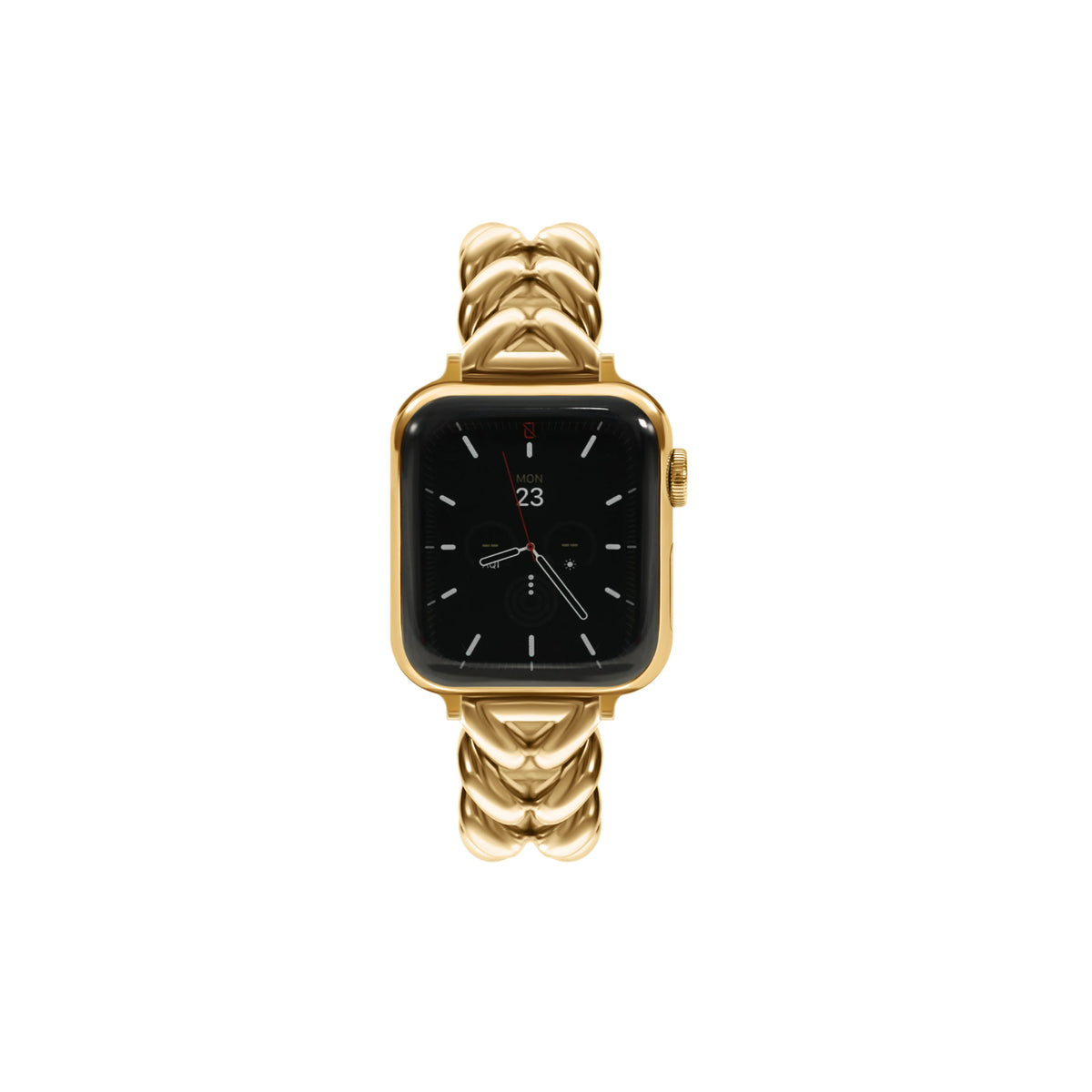 GOLD 18KT APPLE WATCH BRACELET - GOLD (ST-STEEL)