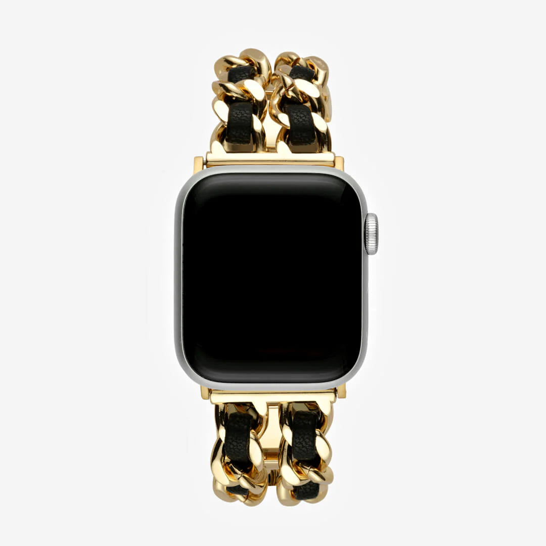 Berlin  Bracelet Apple Watch Band - Gold / Black