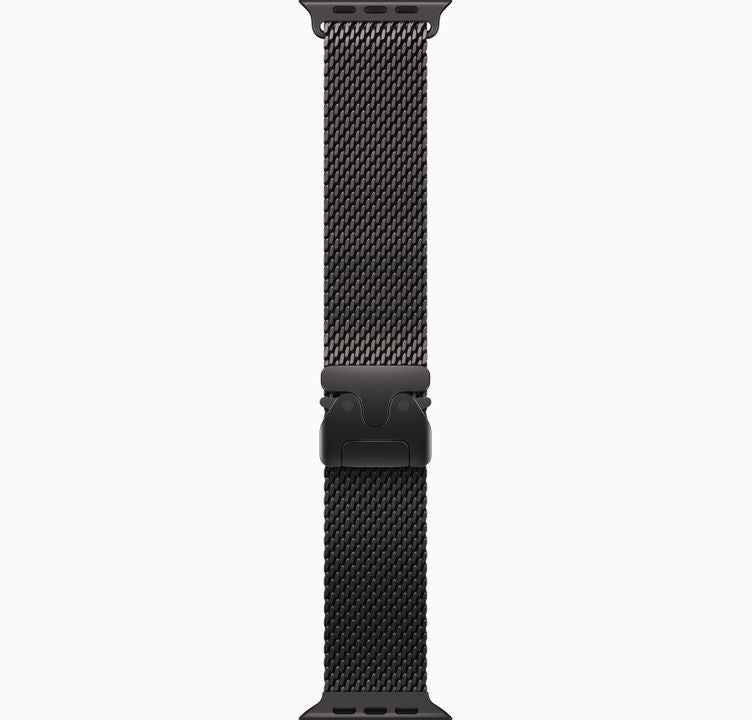 Black Milanese Loop Magnetic Apple WatchBand