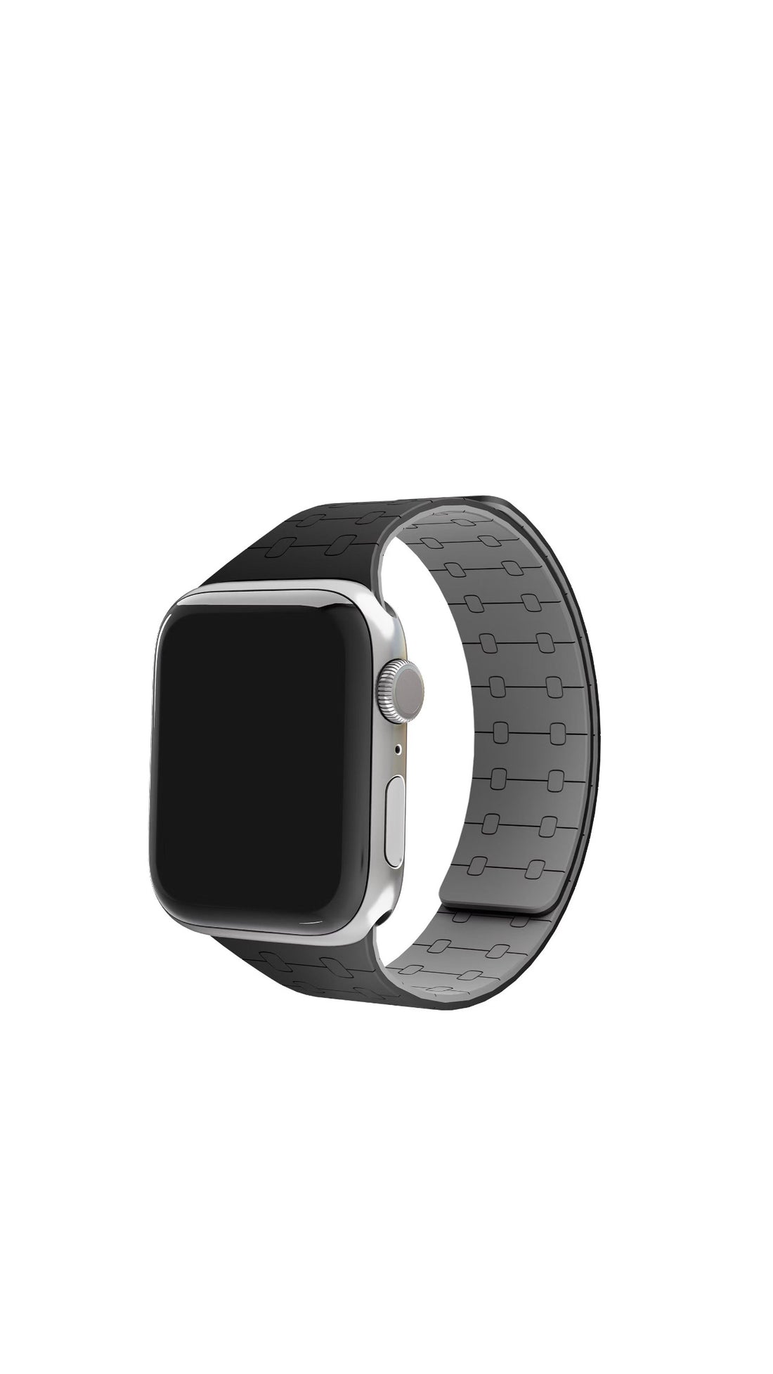 Black Magnetic Snap - Fit Apple WatchBand