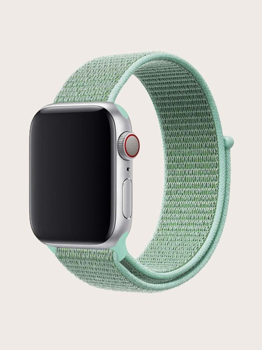 Green Nylon Apple WatchBand