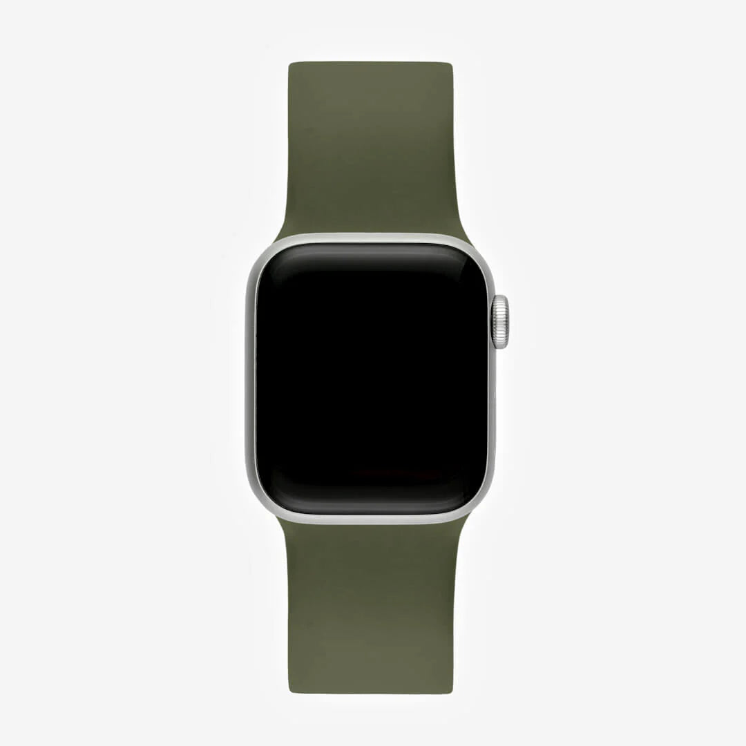 Olive  Silicone Apple WatchBand S/M Size