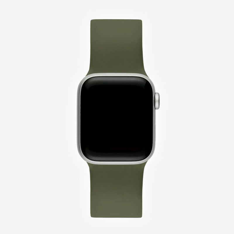 Olive  Silicone Apple WatchBand S/M Size
