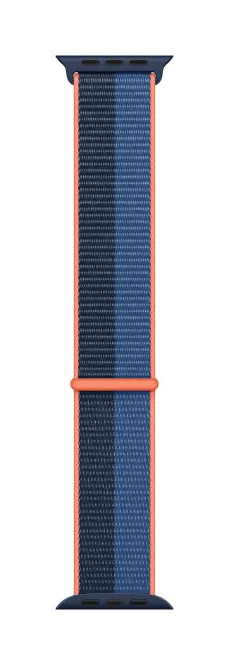 Deep Blue Nylon Loop Apple sport WatchBand
