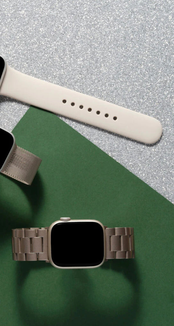 STARLIGHT WHITE METAL WATCHBAND