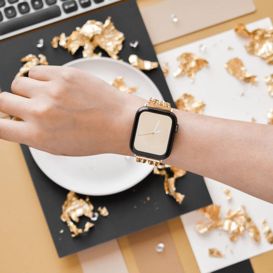 DUAL-CHAIN APPLE WATCH STRAP - GOLD