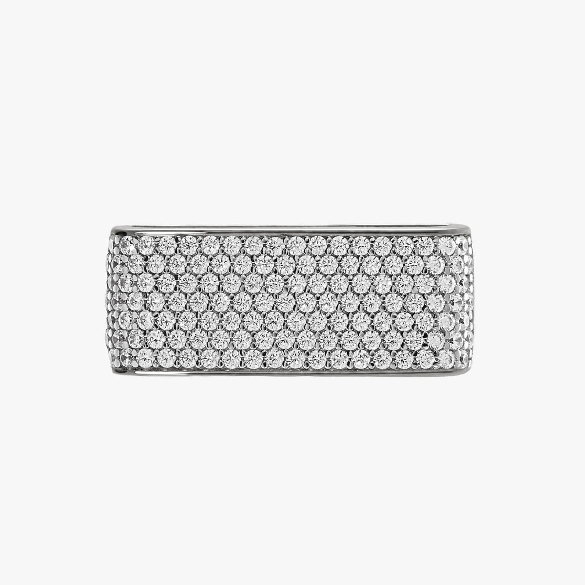 SILVER PLATED &  SWAROVSKI WATCH CHARM