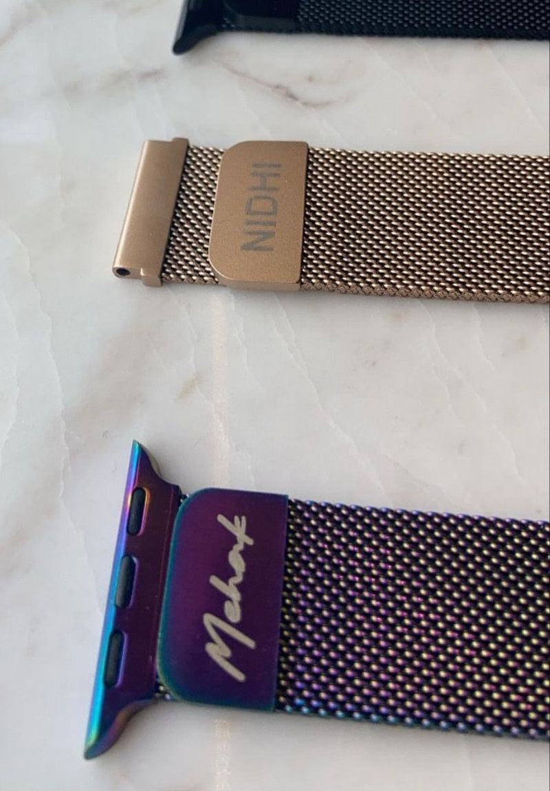 Custom Initials Apple Watch Band