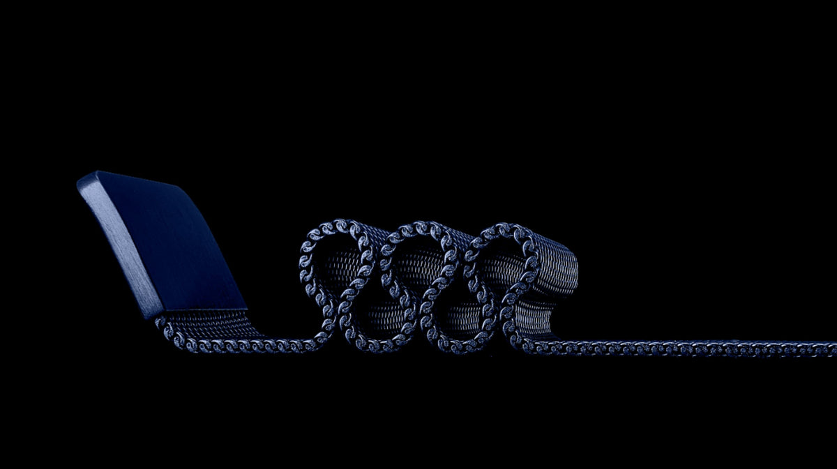 BLUE MILANESE LOOP MAGNETIC STAINLESS STEEL WATCHBAND FOR APPLE WATCH All  SERIES