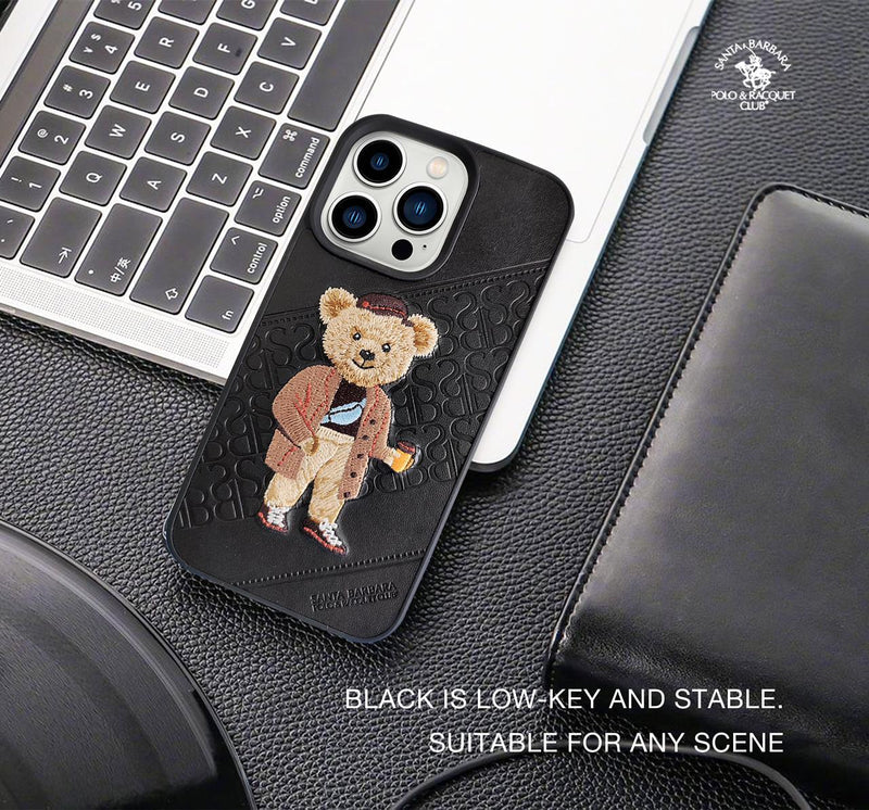 iPhone 13 Crete Series Genuine Santa Barbara Leather Case -l