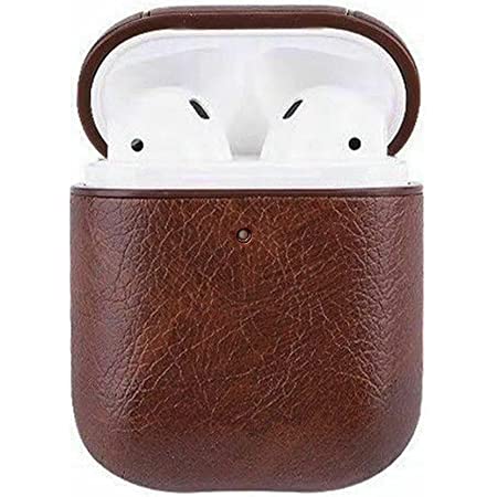 BROWN LEATHER AIRPOD CASE
