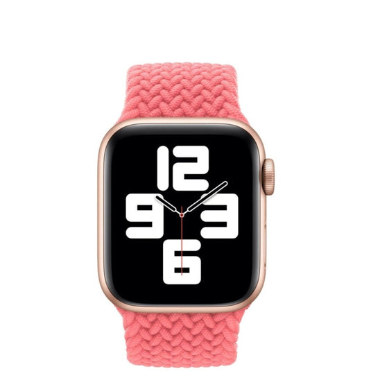 Pink Braided Solo Loop Strap For Apple Watch