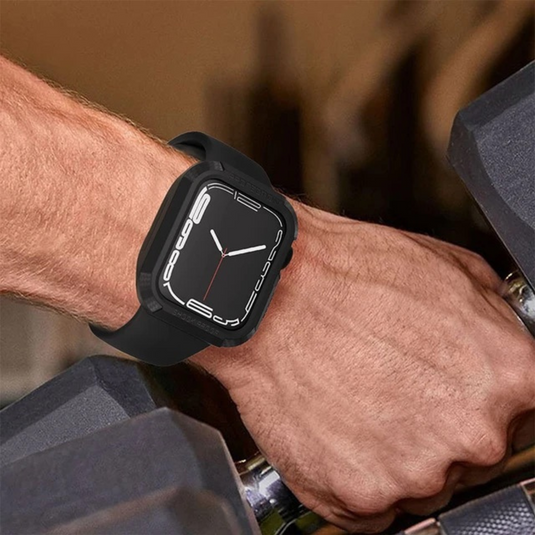 Rugged Armour Black Bumper For Apple Watch