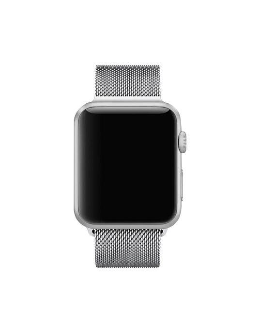 SILVER MILANESE LOOP MAGNETIC STAINLESS STEEL WATCHBAND FOR APPLE WATCH All SERIES