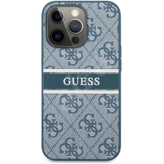 Guess Stripe Back Cover for Apple iPhone 13 , Blue