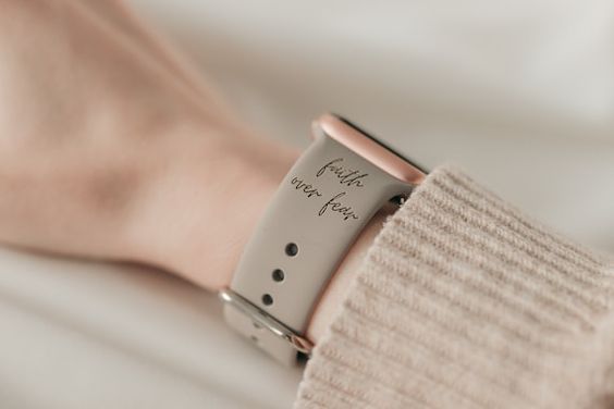 Customised Silicon Apple Watch Band
