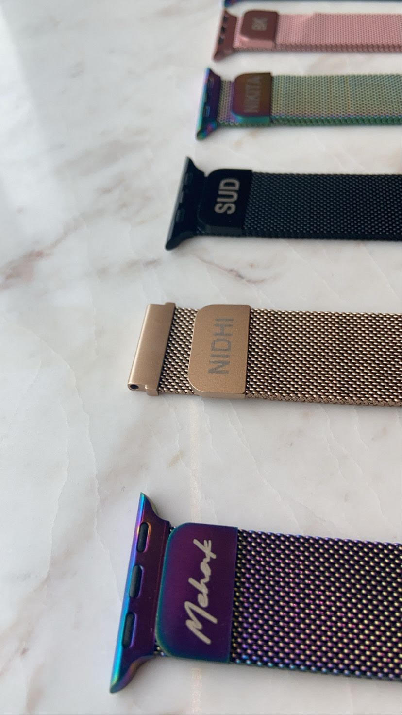 Custom Initials Apple Watch Band