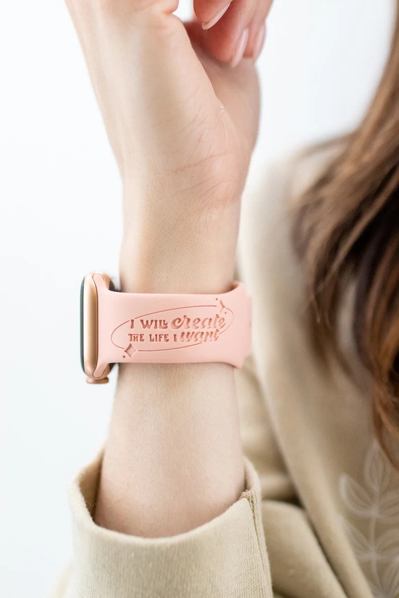 New Customised Silicon Apple Watch Band