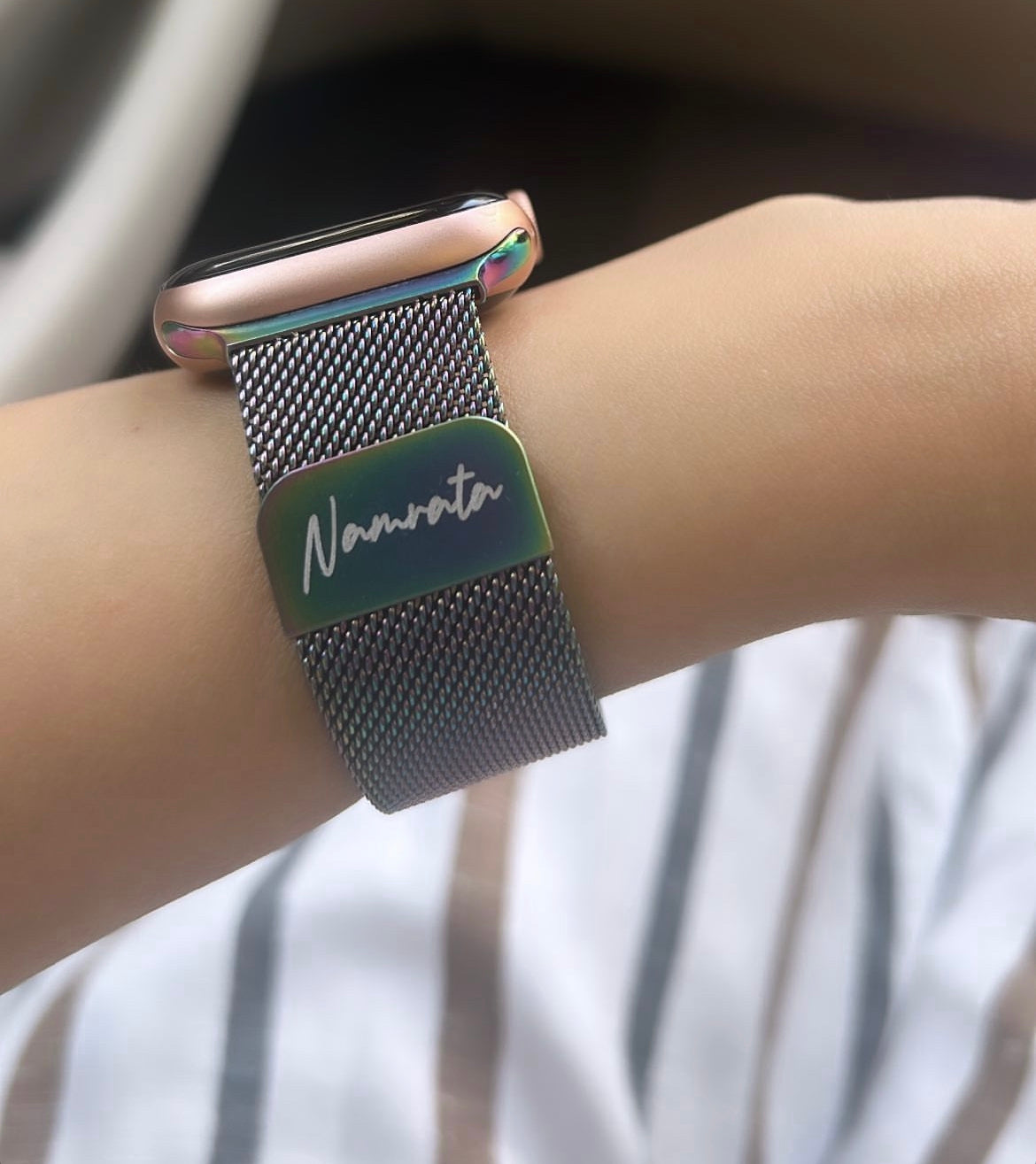Custom Initials Apple Watch Band