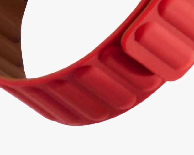 Soft siliicone poppy loop strap apple watch
