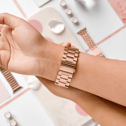 NEW ROSE GOLD METAL WATCHBAND