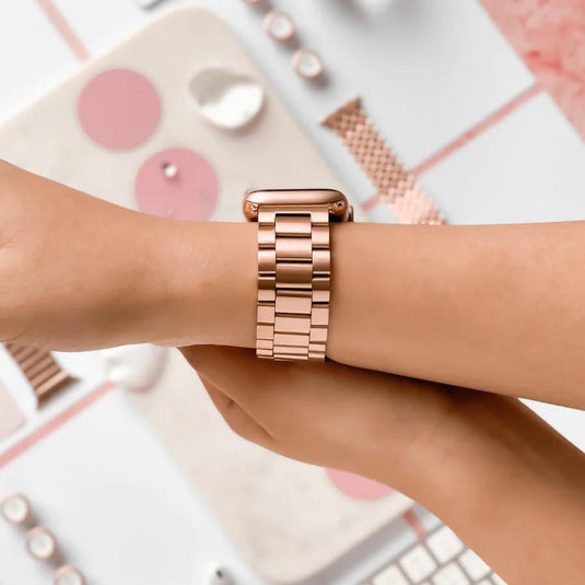 NEW ROSE GOLD METAL WATCHBAND